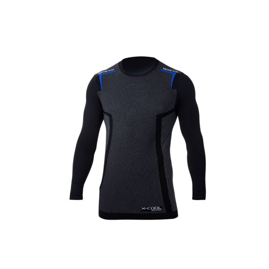 SPARCO T-shirt met lange mouwen K-CARBON blauw / zwart