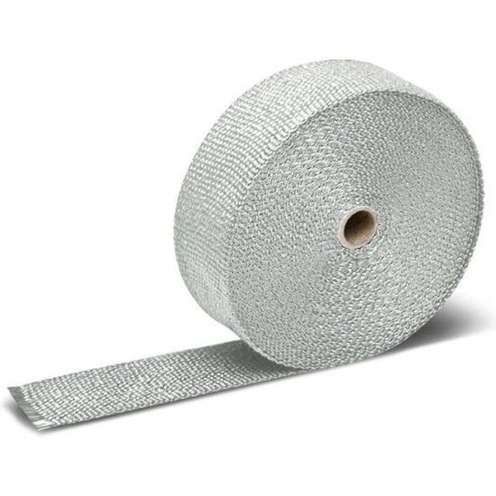 Uitlaat Isolatieband / Heat Wrap 5cm X 15m Wit