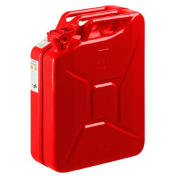 Jerrycan staal 20 liter rood